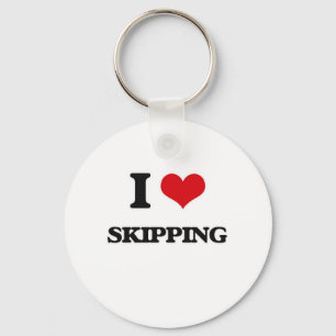 I love Skipping Keychain