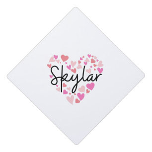 I love Skylar Graduation Cap Topper