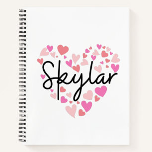 I love Skylar Notebook