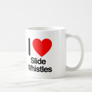 i love slide whistles coffee mug