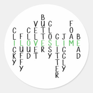 I love slime stickers