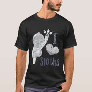 I Love Sloth Splatter 1 T-Shirt