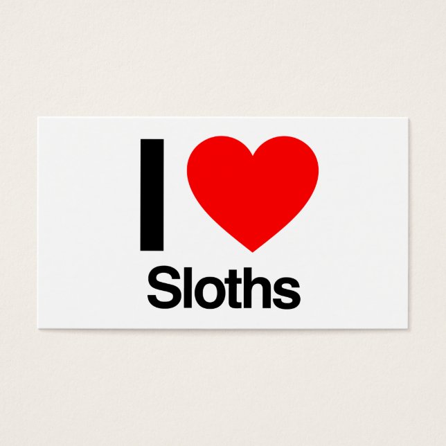 i love sloths (Front)