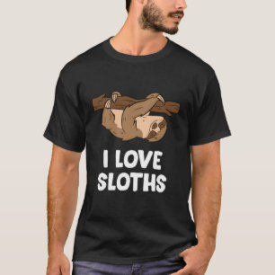 I Love Sloths Sloth Baby Spirit Animal Is A Sloth T-Shirt