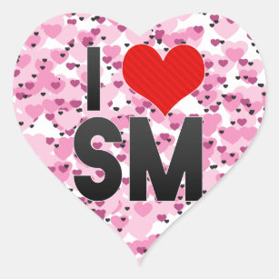 Sm Love Stickers Zazzle Ca