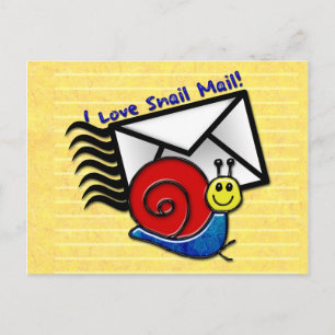 I Love Snail Mail! (The Postcard) Postcard
