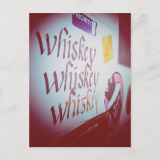 I Love Snailmail - Whiskey Postcard