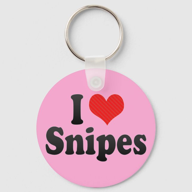 I Love Snipes Keychain (Front)