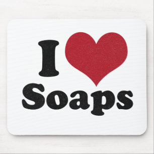 i love Soaps Mouse Pad