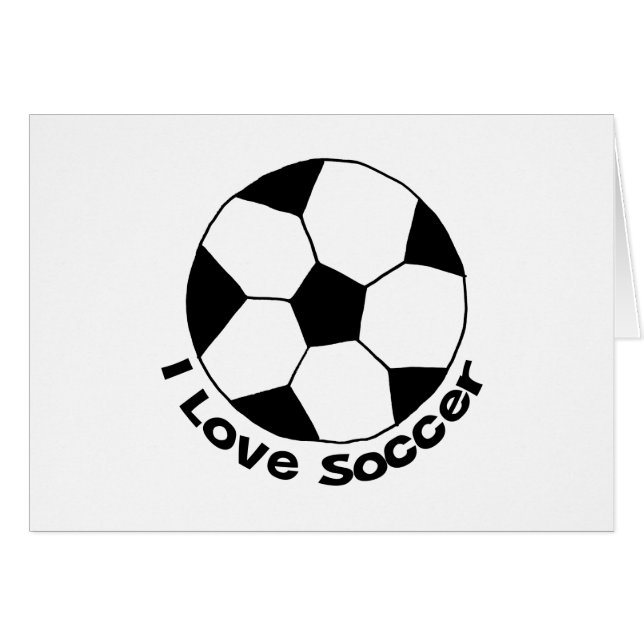 I Love Soccer (Front Horizontal)