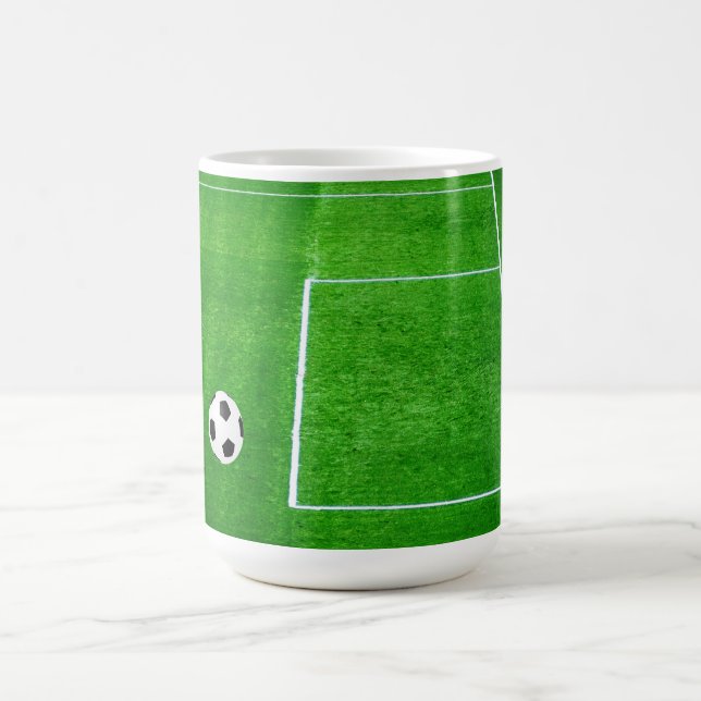 I Love Soccer Blank Customizable Coffee Mug (Center)