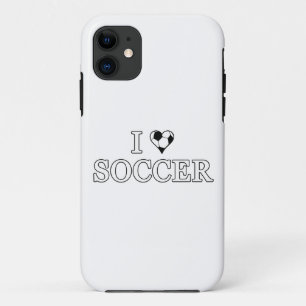 I Love Soccer iPhone 11 Case