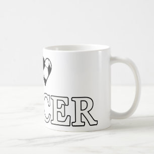 I Love Soccer Coffee Mug