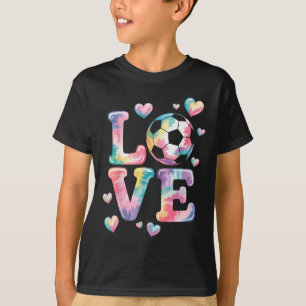 I Love Soccer Goalie Girl Player Fan Game Day Tie T-Shirt