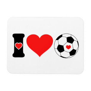 I love Soccer Magnet