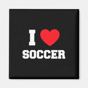 I Love Soccer Magnet