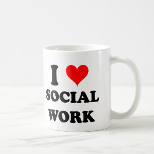 I Love Social Work Coffee Mug