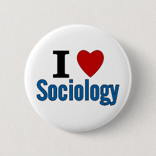 I Love Sociology 2 Inch Round Button