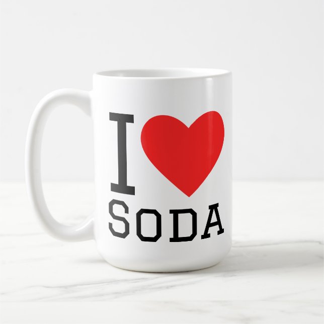 I love soda coffee mug (Left)
