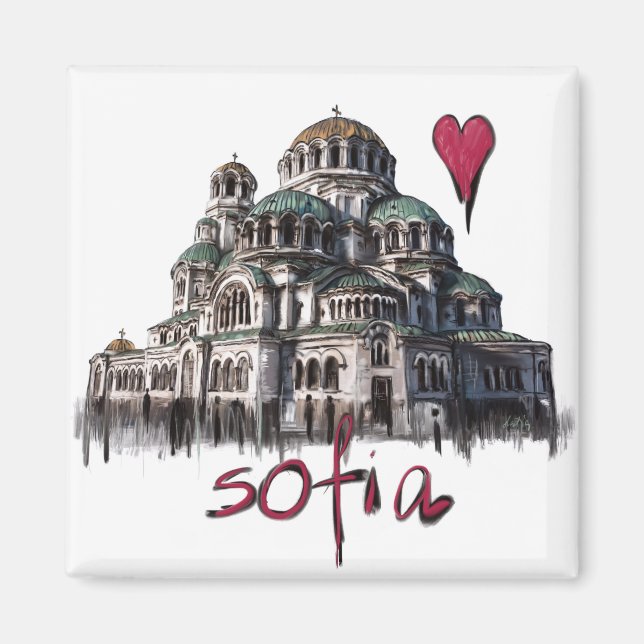 I love Sofia Magnet (Front)