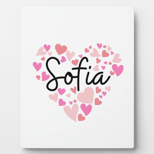 I love Sofia Plaque (Front)