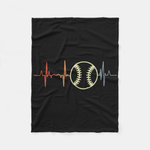 I Love Softll Retro Softller Ecg Fleece Blanket