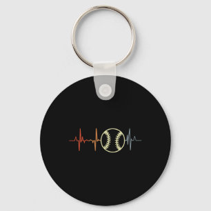 I Love Softll Retro Softller Ecg Keychain