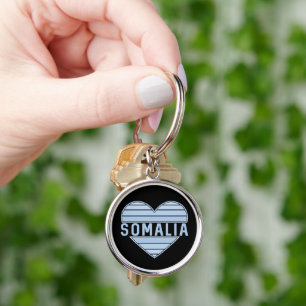 I Love Somalia, Somali Heart Keychain