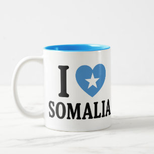 I love Somalia Two-Tone Coffee Mug