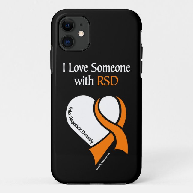 I Love Someone...Heart/Ribbon...RSD Case-Mate iPho iPhone Case (Back)