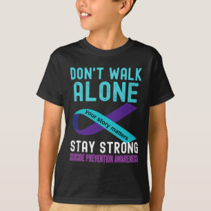 I Love Someone Teal-Purple Suicide Prevention Awar T-Shirt