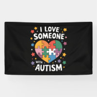 I Love Someone With Autism Autistic Awareness
