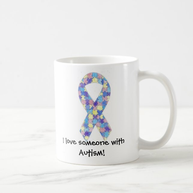 I love someone with Autism Mug (Right)
