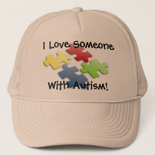 I Love Someone With Autism! Trucker Hat