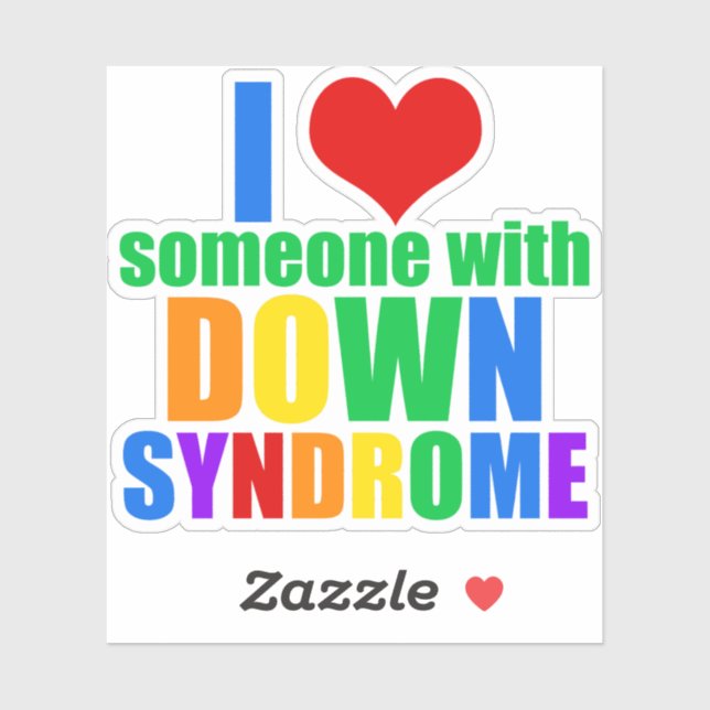 I Love Someone With Down Syndrome (Sheet)