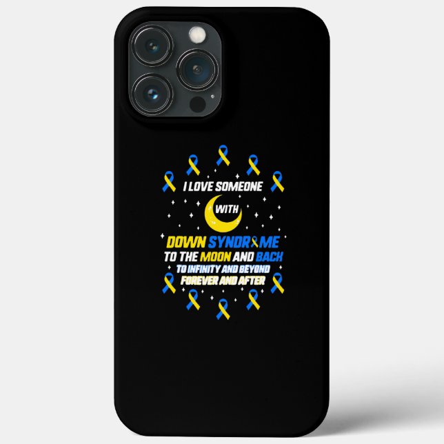 I Love Someone With Down Syndrome Awareness T21 Case-Mate iPhone Case (Back)