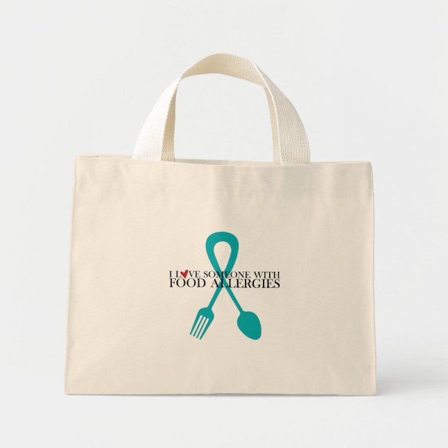 I Love Someone With Food Allergies Tote (Front)