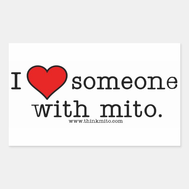 I love someone with Mito Sticker (Front)