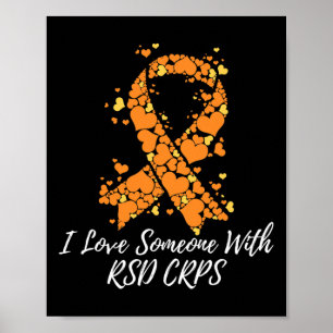 I Love Someone With Rsd Crps Awareness Poster