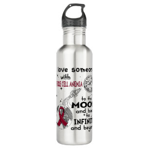 I love Someone with Sickle Cell Anemia Awareness 710 Ml Water Bottle