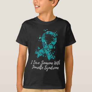 I Love Someone With Tourette Syndrome Awareness T-Shirt
