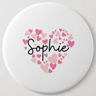 I love Sophie 6 Inch Round Button