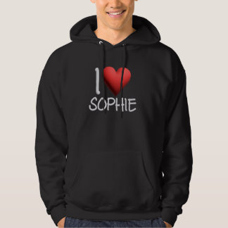 I Love Sophie Name Personalized Girl Woman Friend Hoodie