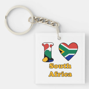 I love South Africa Keychain