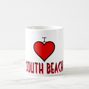 ~I Love South Beach~ MUG, CUSTOMIZE IT! Coffee Mug