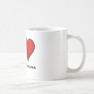 I LOVE SOUTH CAROLINA COFFEE MUG