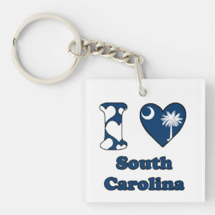 I love South Carolina Keychain