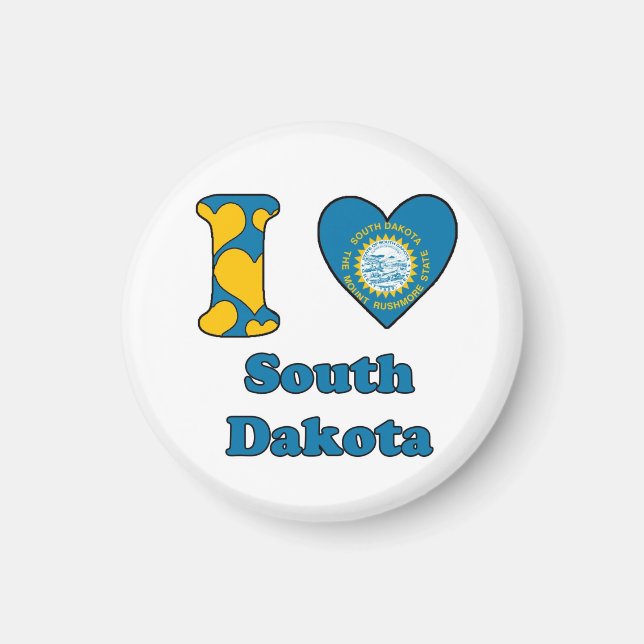 I love South Dakota Magnet (Front)