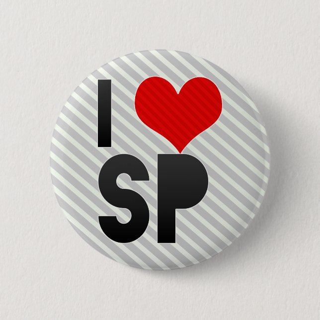 I Love SP 2 Inch Round Button (Front)