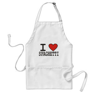 I Love Spaghetti Standard Apron